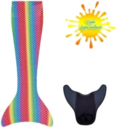 Aleta de Sirena y bikini Hawai S