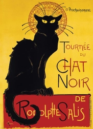 Puzzle Cabaret Le Chat noir - póster 1000 piezas