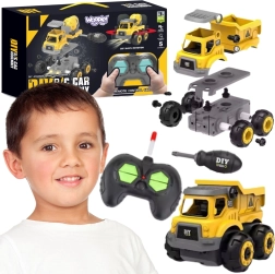 Woopie excavadora de construcción DIY con control remoto
