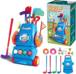 Juego de golf para niños con soporte con ruedas Woopie