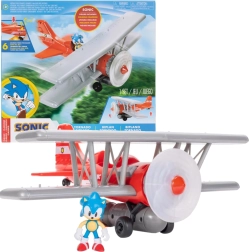 Sonic The Hedgehog set Tornado Biplane con figura de Jakks Pacific