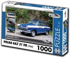 Puzzle de coches retro Volha Gaz 21 VB 1000 piezas