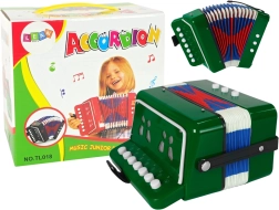 Acordeón infantil verde