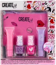 Set de maquillaje con neceser cosmético para niñas