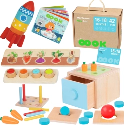 Caja educativa Montessori Tooky Toy 7 en 1