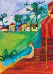 Puzzle Daily Life: Junto al río 1000 piezas