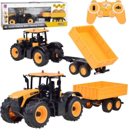 JCB RC tractor con remolque volquete 1:16
