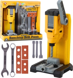 Juego de mesa de taller infantil con taladro y herramientas, 18 piezas