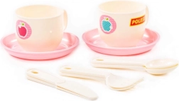 Juego de té infantil rosa 10 piezas