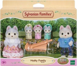 Familia husky SYLVANIAN FAMILIES – set de figuras con trineo
