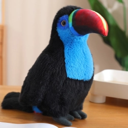 Tucán de peluche – azul, 35 cm