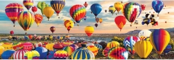Puzzle panorámico Despegue de globos, 1000 piezas