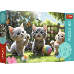 Puzle de 60 piezas tres gatitos TREFL