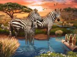 Puzzle de Cebras 500 piezas
