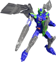 Robot transformable coche-guerrero