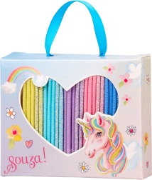 Souza! - Cajita de regalo de gomas para el pelo Eleny - 25 uds