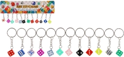 Llavero con forma de dado de juego – 7 cm