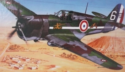 Modelo de plástico Curtiss P-36/H-75 Hawk 1:72