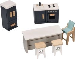 Mobiliario de cocina para casa de muñecas