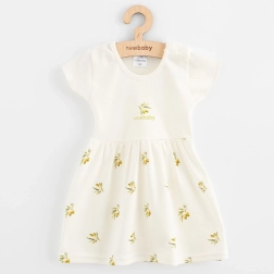 Vestido para bebé de algodón orgánico de manga corta NEW BABY Olivy