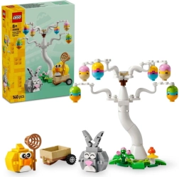 LEGO Conejito de Pascua, pollito y recolección de huevos