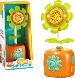 Máquina de burbujas interactiva con forma de girasol WOOPIE