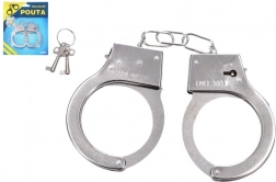 Esposas policiales metálicas con llave para niños