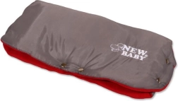 Manoplas para carrito Classic Fleece gris/rojo