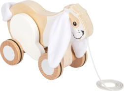 Juguete de arrastre de madera Conejito con orejitas crujientes de Small Foot