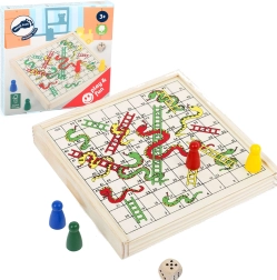 Pequeño FOT Escaleras y Serpientes juego de viaje