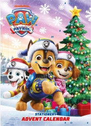 Calendario de Adviento de papelería de La Patrulla Canina