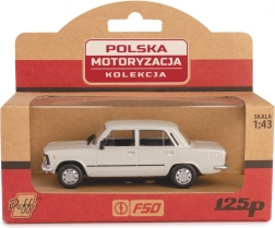 Modelo metálico de automóvil FSO 125p MR gris ceniza