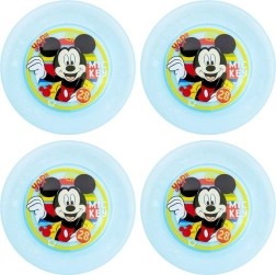 Set de platos infantiles Mickey Mouse (4 uds.)