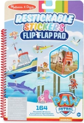 PAW PATROL pegatinas reposicionables flip-flap – misión en la bahía
