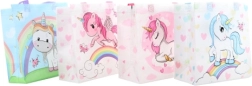 Bolsa de regalo con motivo de unicornios