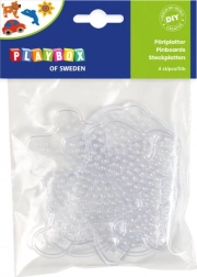 Playbox placas base para cuentas para planchar – set de 4 uds.