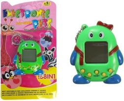Mascota Electrónica Tamagotchi con Lazo Verde