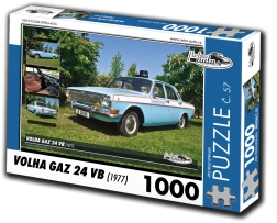 Puzzle RETRO-COCHES Volha Gaz 24 VB 1000 piezas