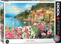 EUROGRAPHICS Rompecabezas Lago de Como - Lago de Como 1000 piezas