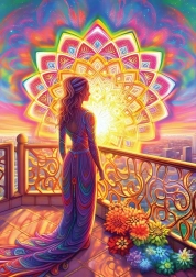 Puzzle ART PUZZLE Atardecer divino 1000 piezas