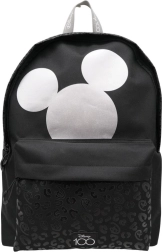 Mochila con motivo de Mickey Mouse negra