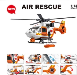 Helicóptero de rescate interactivo 1:14