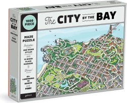 Puzzle Galison Ciudad en la bahía de San Francisco 2 en 1, 1000 piezas
