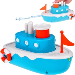 Barco de baño infantil flotante con fuente de agua
