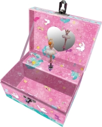 Caja de música joyero con bailarina
