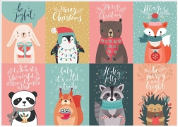 Puzzle de postales navideñas 1000 piezas YAZZ