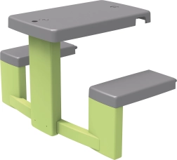 mesa de picnic infantil SMOBY con bancos