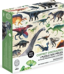 Puzle de dinosaurios de 500 piezas