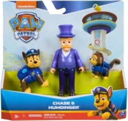 set de figuras paw patrol chase y humdinger