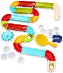 Pista de canicas de agua para bañera para niños 3+